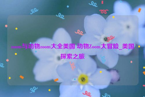 zoom与动物zoom大全美国 动物Zoom大冒险_美国探索之旅  第1张