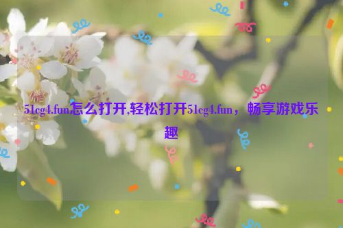 51cg4.fun怎么打开,轻松打开51cg4.fun，畅享游戏乐趣  第1张