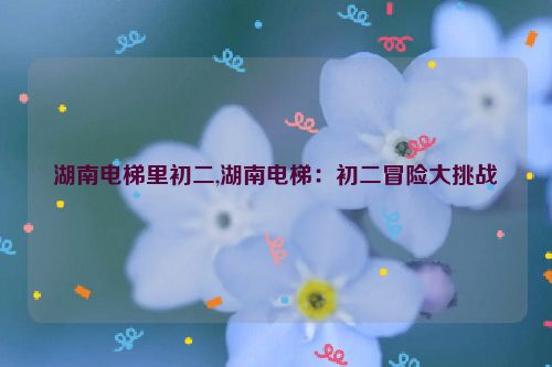 湖南电梯里初二,湖南电梯：初二冒险大挑战  第1张