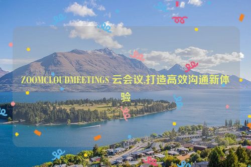 ZOOMCLOUDMEETINGS 云会议,打造高效沟通新体验  第1张