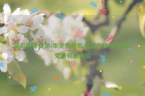 最后的棒棒第6集免费观看,最后的棒棒第6集：免费畅玩体验  第1张