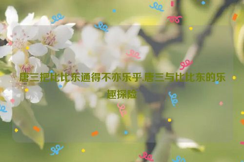 唐三把比比东通得不亦乐乎,唐三与比比东的乐趣探险  第1张