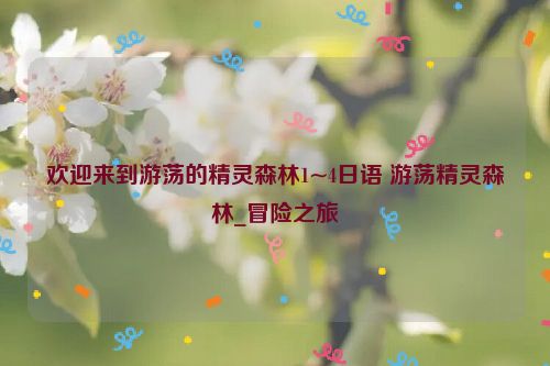 欢迎来到游荡的精灵森林1~4日语 游荡精灵森林_冒险之旅  第1张